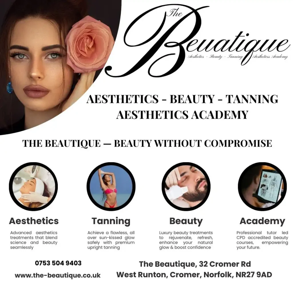 The Beautique West Runton, Cromer Beauty Treatments without compromise The Beautique Skin and Beauty Treatments