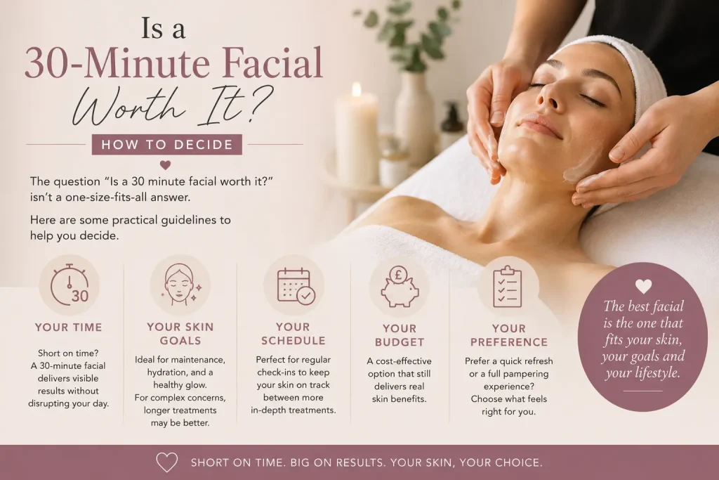 30minute facial at The Beautique