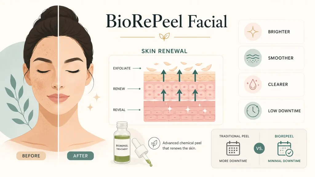 BioRePeel facial The Beautique West Runton Cromer Norfolk